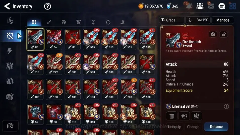 Epic Seven Accounts GLOBAL Unverif|New Era|5 ML(LOTScales,Har setti,D image 10
