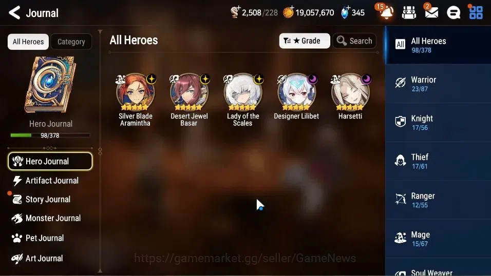 Epic Seven Accounts GLOBAL Unverif|New Era|5 ML(LOTScales,Har setti,D image 6