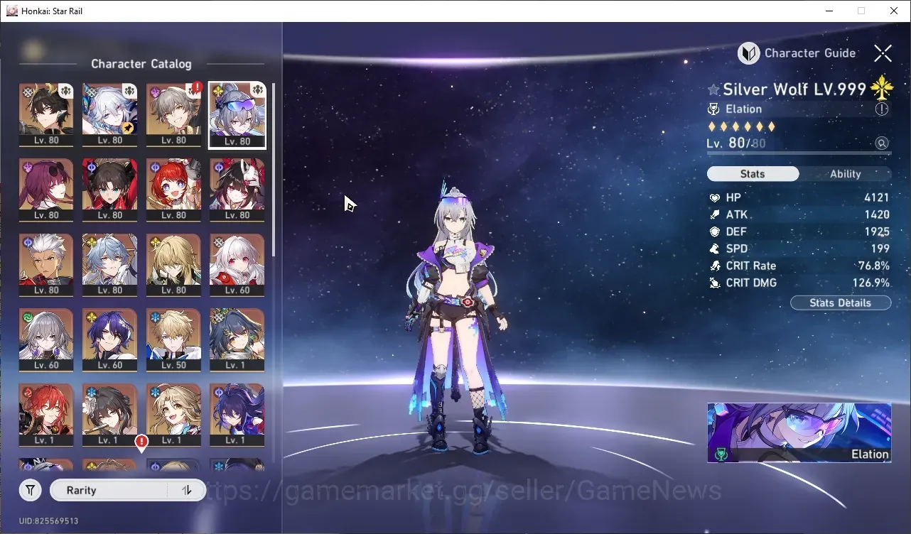 Honkai Star Rail Accounts Others Asia|2 GC|TL 69|15 Limited (SW999 E2,YaoGuang,Sunday,Archer E1)+Sign Rin 1