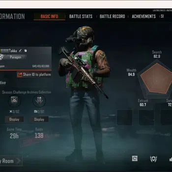 Arena Breakout High-End Mobile | LV 30 | SV 12.3 M | CV 6.0 M | Koi AK-102 image 1