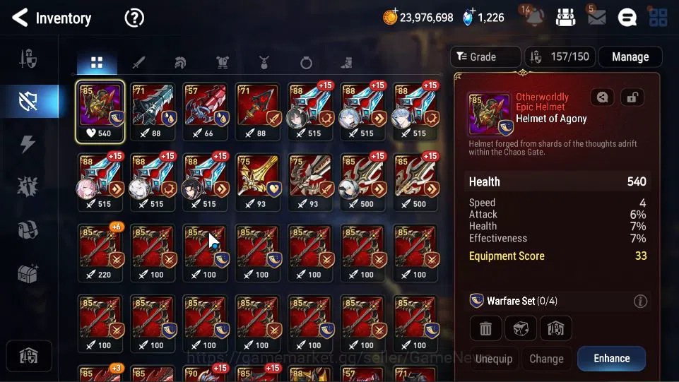 Epic Seven Accounts Starter GLOBAL UNVERIF|13 ML(Salome,WOTM Tenebria,Etc)+Setsuka,Ruiza|Poh ON+Fresh Teater|1,2K 10