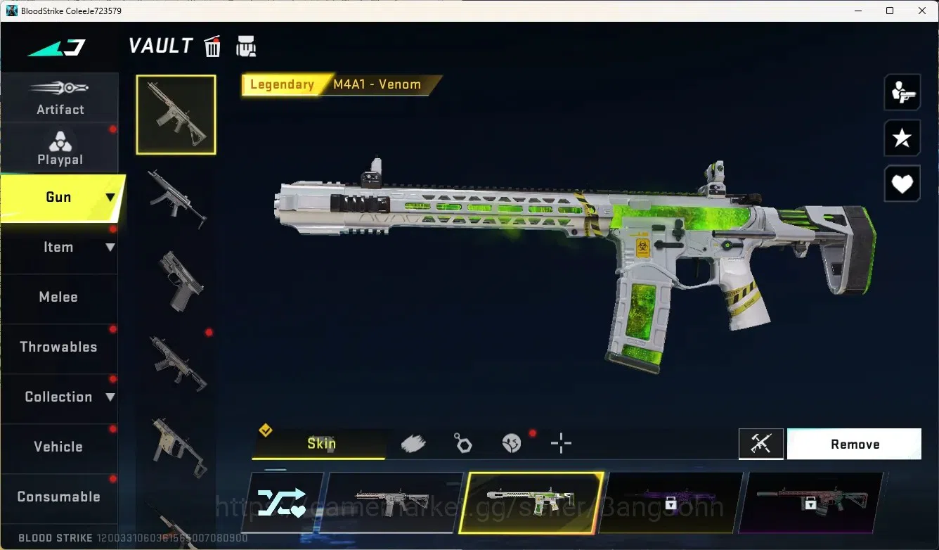 Blood Strike Accounts Others ASIA | Ultra Striker Zero-Nullifier|2 Legendary Gun|1 Name-Changing Card|Check SS BS1968B 2
