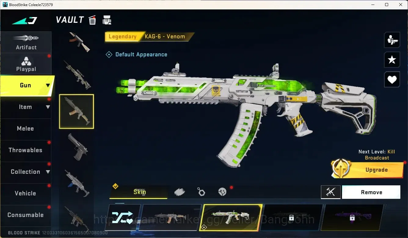 Blood Strike Accounts Others ASIA | Ultra Striker Zero-Nullifier|2 Legendary Gun|1 Name-Changing Card|Check SS BS1968B 3