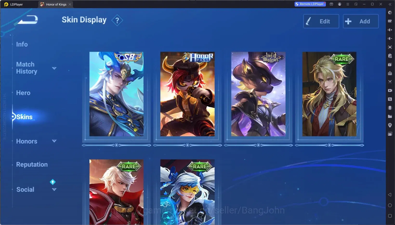 Honor of Kings Accounts Global | 104H 71S |Flawless Kaizer, ShanHai Yao, S image 11