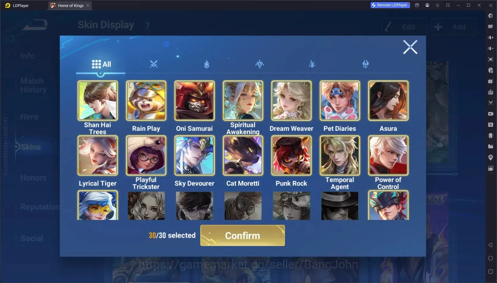 Honor of Kings Accounts Global | 104H 71S |Flawless Kaizer, ShanHai Yao, S image 13