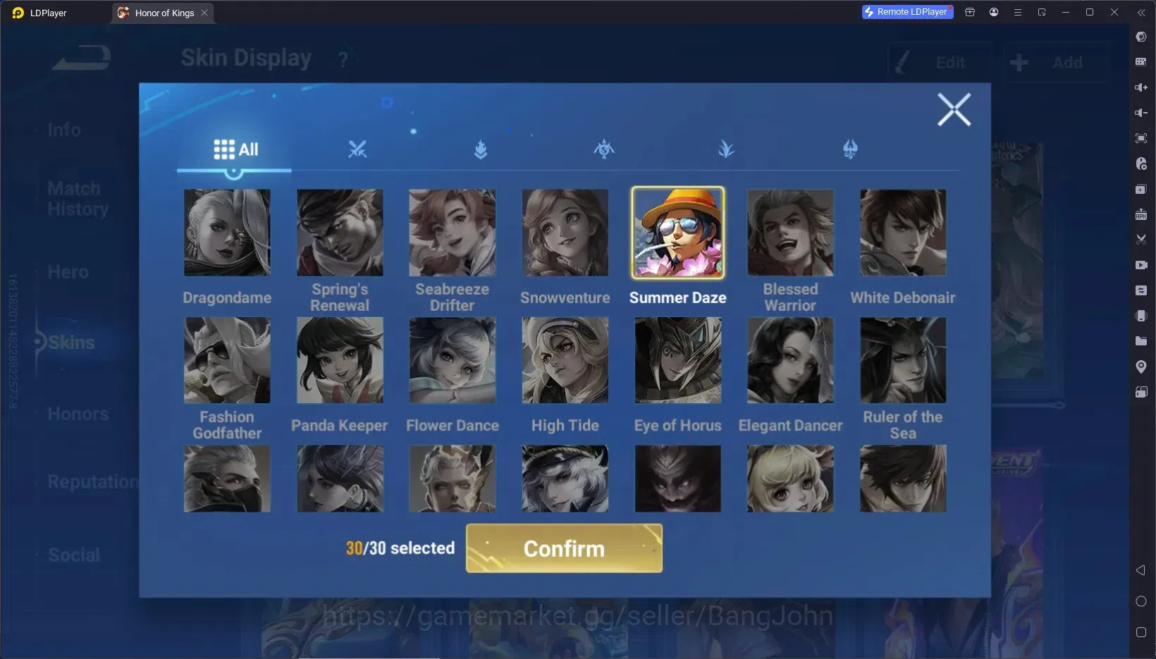 Honor of Kings Accounts Global | 104H 71S |Flawless Kaizer, ShanHai Yao, S image 14