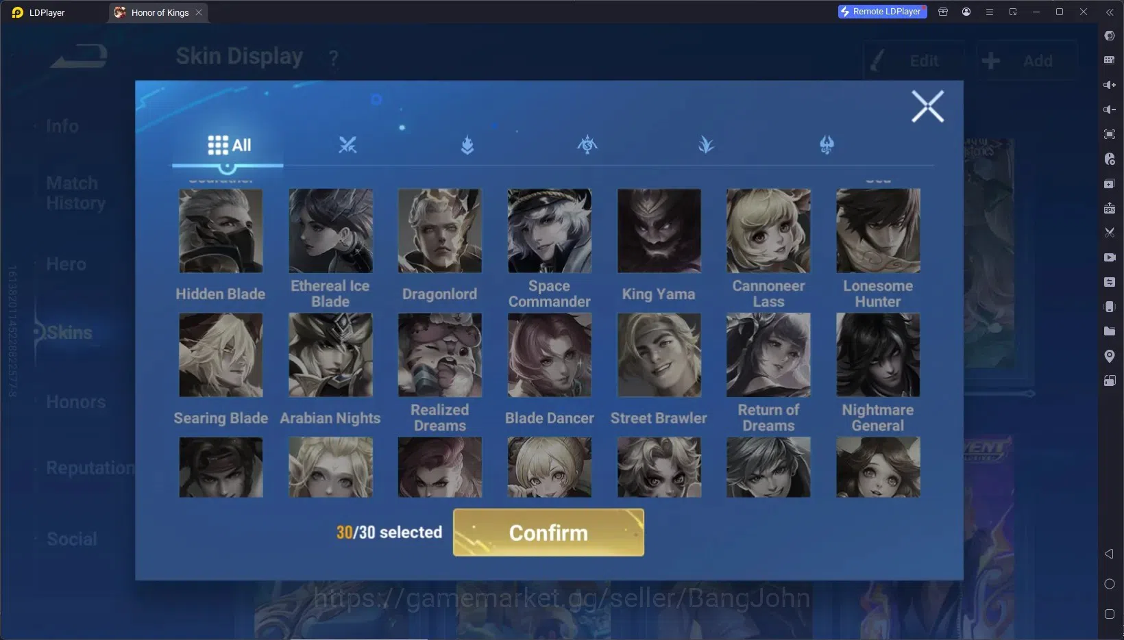 Honor of Kings Accounts Global | 104H 71S |Flawless Kaizer, ShanHai Yao, S image 15