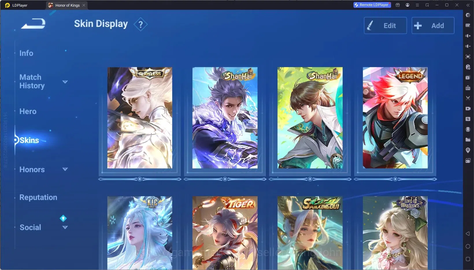 Honor of Kings Accounts Global | 104H 71S |Flawless Kaizer, ShanHai Yao, S image 8