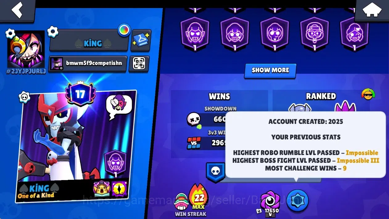 Brawl Stars Accounts Global|29674 Thropy|77 Brawlers-21 Max Lvl.|20 Hyp image 4