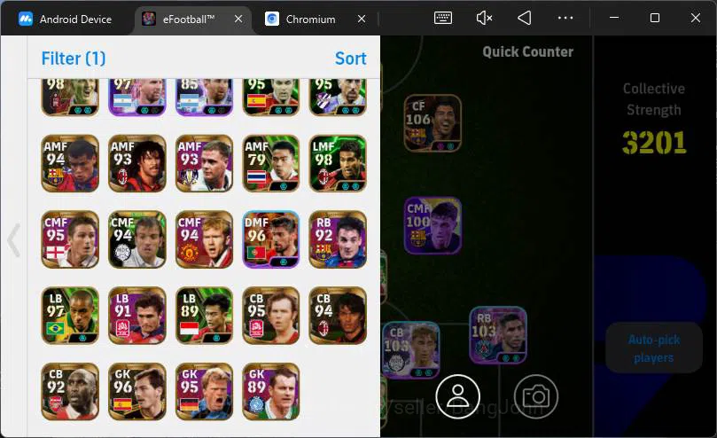 eFootball Accounts Android|Pw 3201|Many epic + Legend card|Suarez MSN image 2
