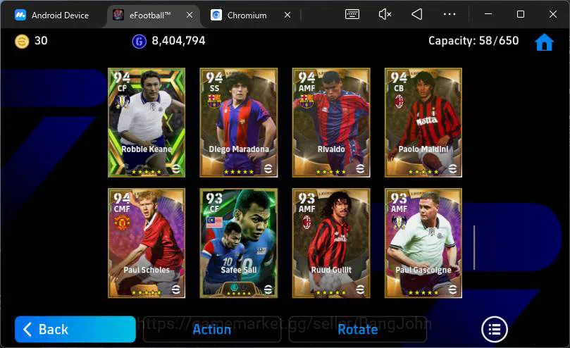 eFootball Accounts Android|Pw 3201|Many epic + Legend card|Suarez MSN image 6