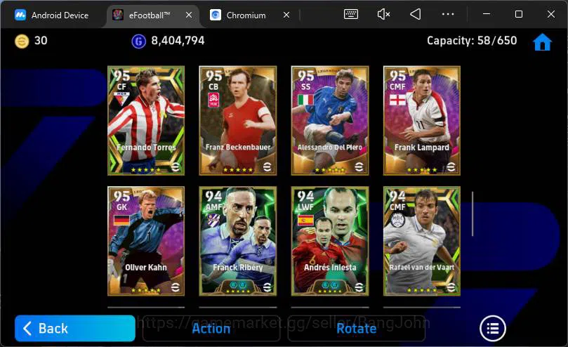 eFootball Accounts Android|Pw 3201|Many epic + Legend card|Suarez MSN image 7