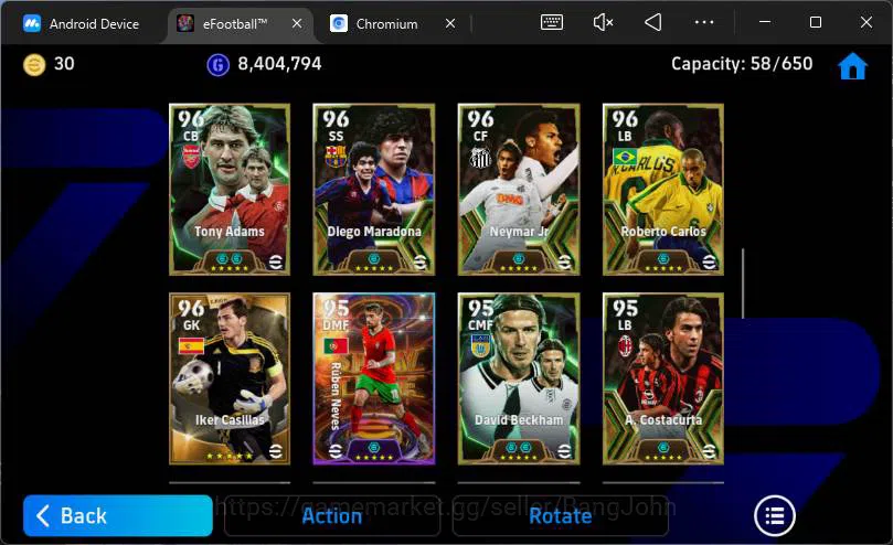 eFootball Accounts Android|Pw 3201|Many epic + Legend card|Suarez MSN image 8