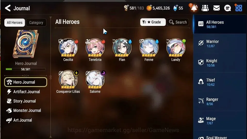 Epic Seven Accounts GLOBAL Unverif|NewEra|2 ML(Salome,Clilias)+Fenne,F image 4