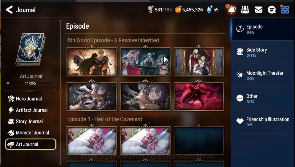 Epic Seven Accounts GLOBAL Unverif|NewEra|2 ML(Salome,Clilias)+Fenne,F image 8