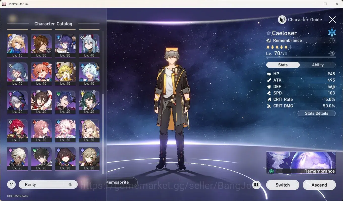 Honkai Star Rail Accounts Others ASIA|TL 59|10 Limited 3