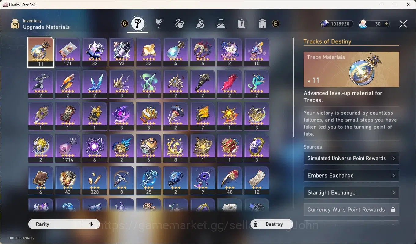 Honkai Star Rail Accounts Others ASIA|TL 59|10 Limited 8