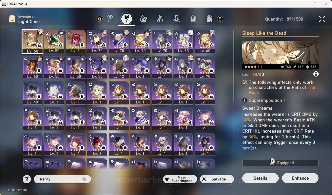 Honkai Star Rail Accounts Others ASIA|TL 59|10 Limited 9