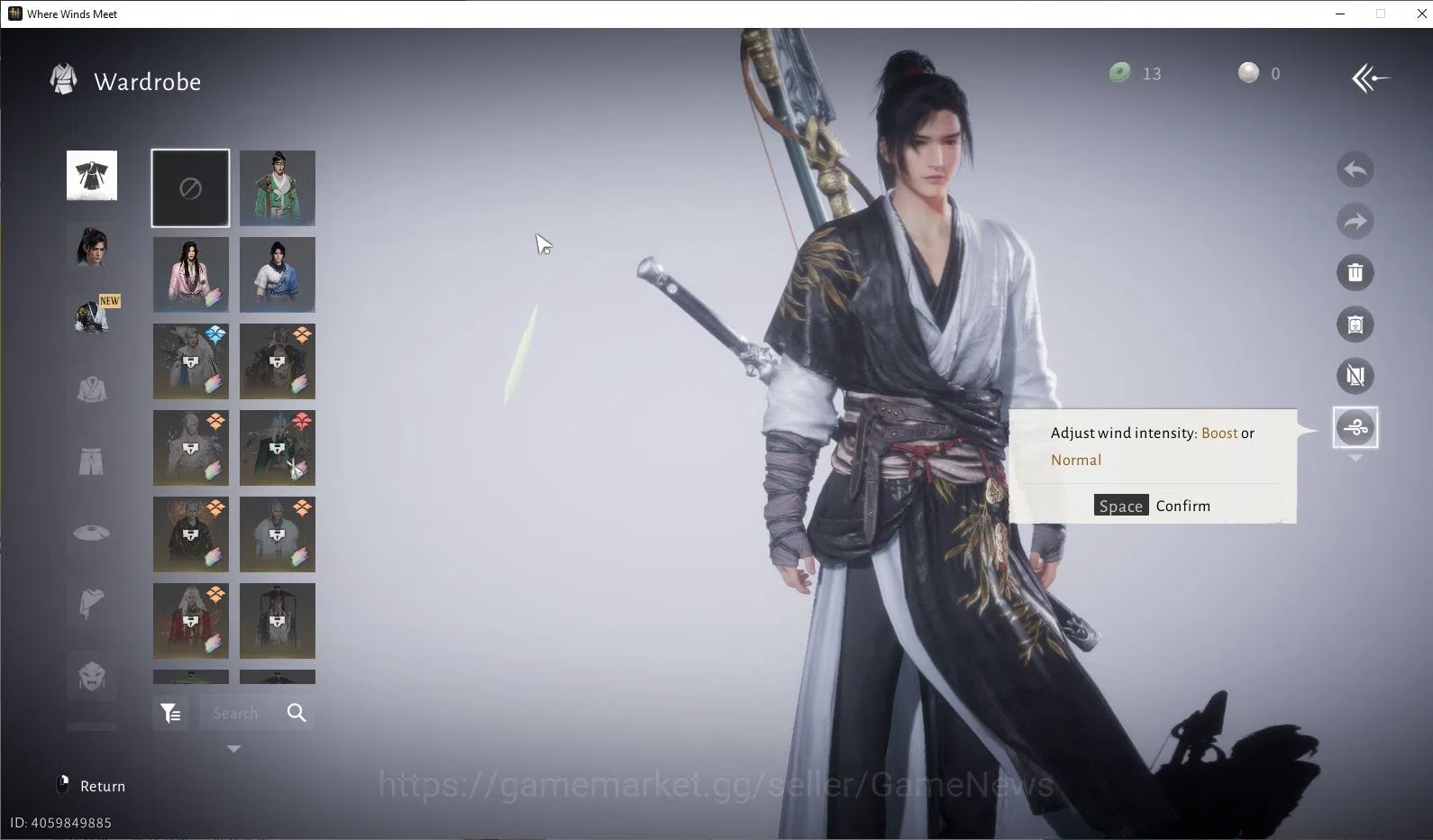 Where Winds Meet Accounts GLOBAL Lv6| Fresh Starter| 1 Harmoni Core, Anthem  image 9