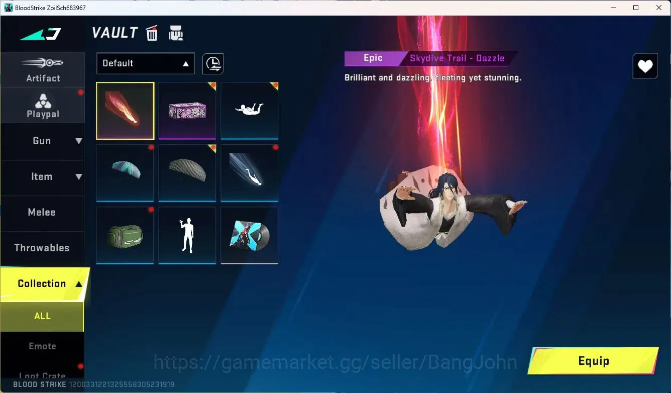 Blood Strike Accounts ASIA | Limited Butterfly Knife (2nd Anniv) | EVANG image 11