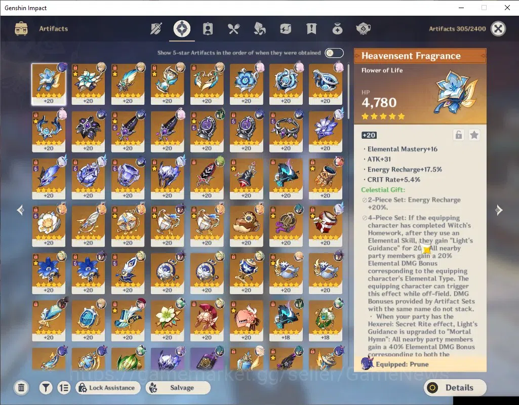 Genshin Impact Accounts ASIA|AR 56|Rate On|6 Limited + 5 (*5Weapon)|[Skirk image 8