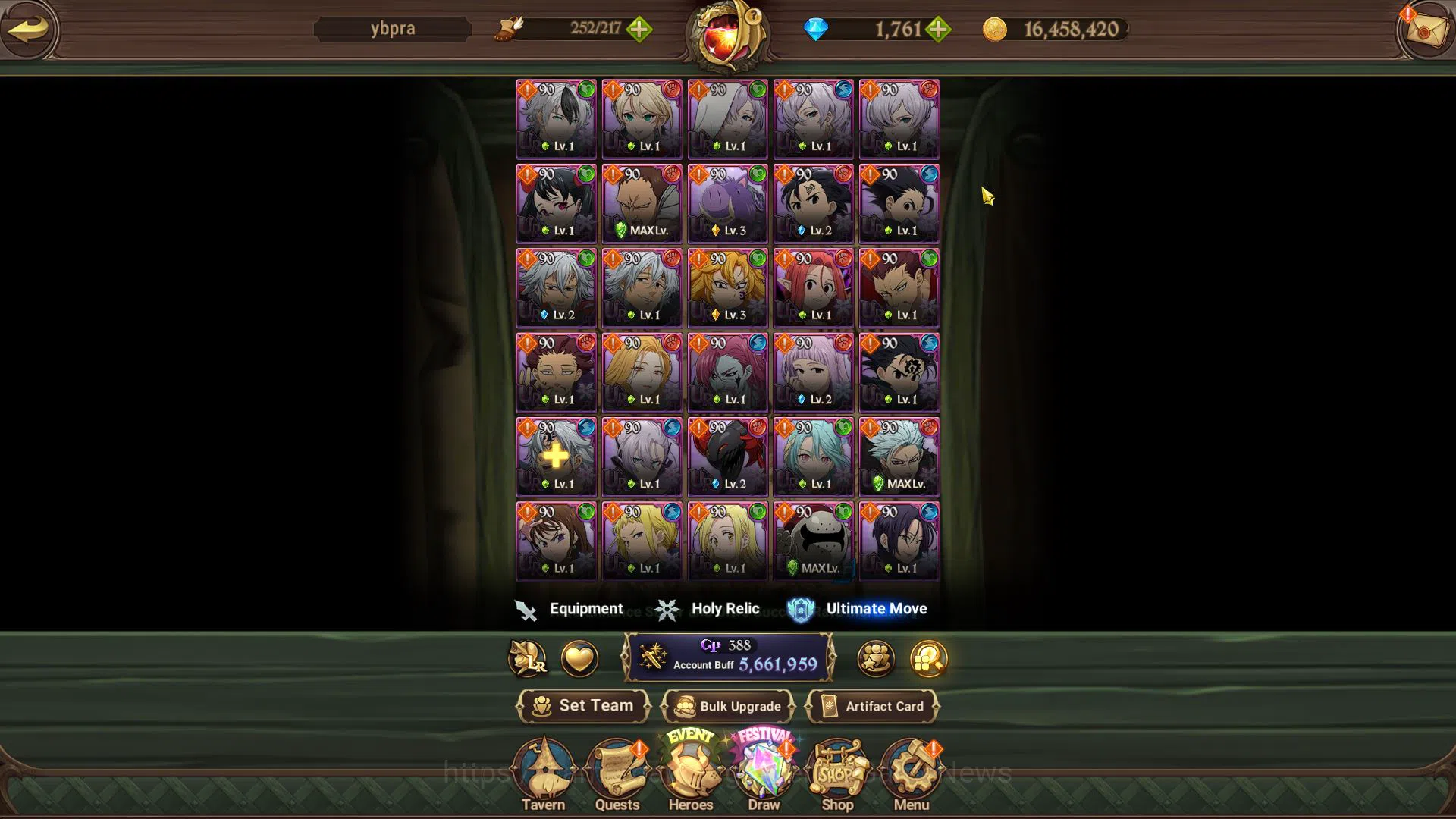 The Seven Deadly Sins: Grand Cross Accounts Asia|5,6M CC|1761 Dm+124 LS|2 LR+10 UR+Many Collab image 10