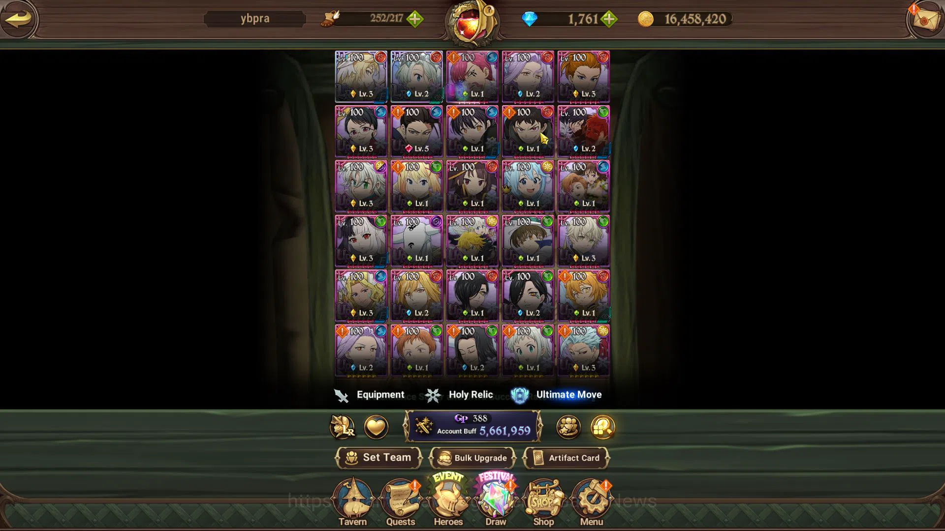 The Seven Deadly Sins: Grand Cross Accounts Asia|5,6M CC|1761 Dm+124 LS|2 LR+10 UR+Many Collab image 4