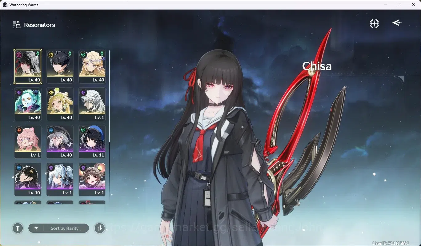 Wuthering Waves Accounts ASIA |2 Char Limited [Chisa,Cartethyia]+Rebecca|Mc image 2