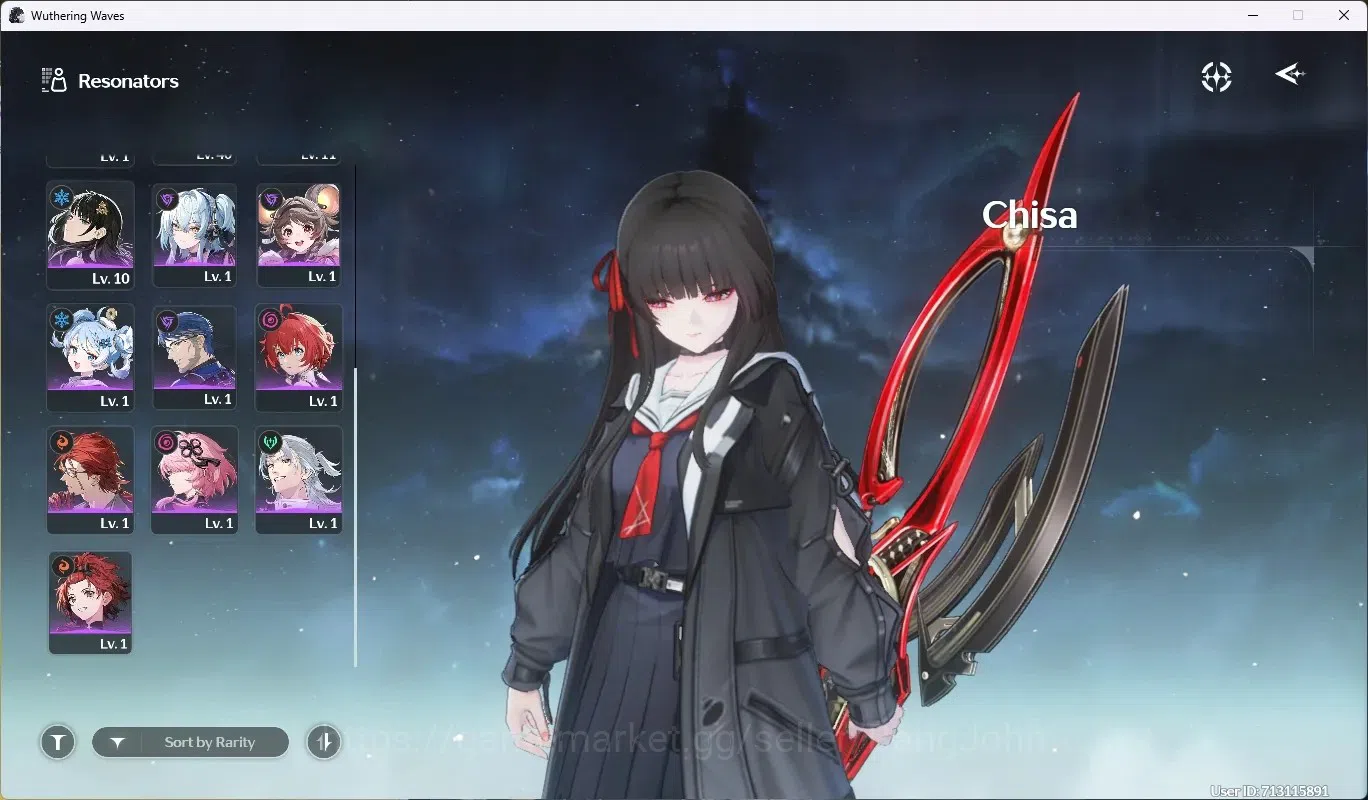 Wuthering Waves Accounts ASIA |2 Char Limited [Chisa,Cartethyia]+Rebecca|Mc image 3
