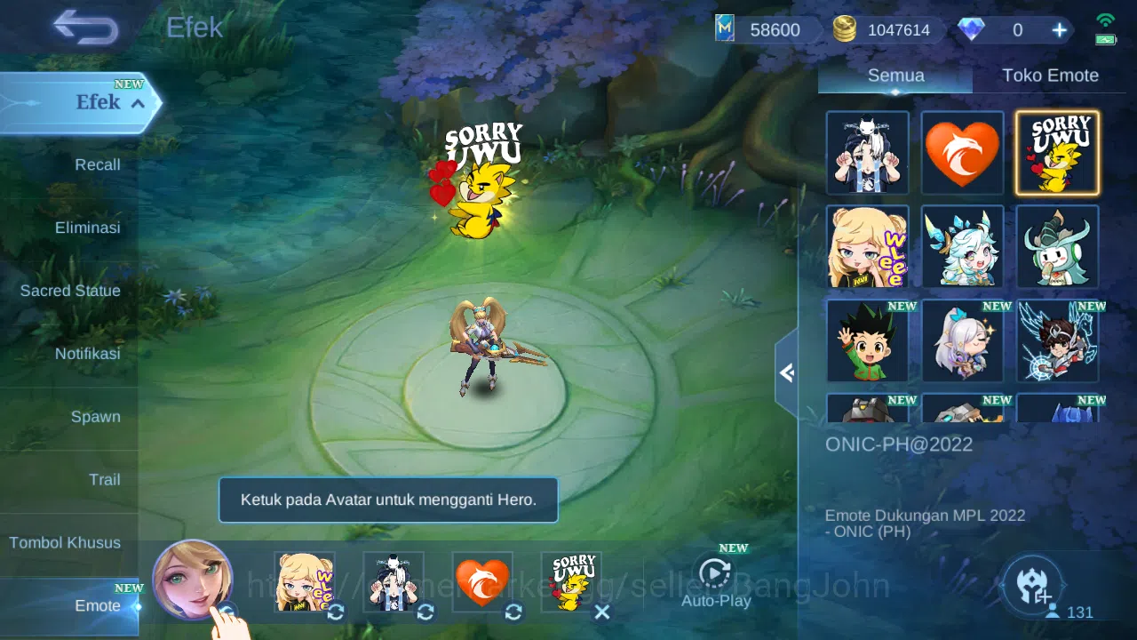 Mobile Legends: Bang Bang Accounts Others Hero 131 Skin 373 | Legend Freya | HXH Julian | CC YSS | Luckybox Martis | Annual 15