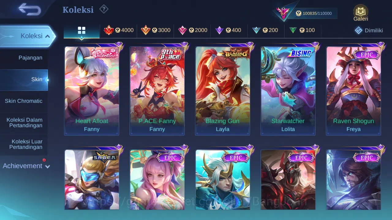 Mobile Legends: Bang Bang Accounts Others Hero 131 Skin 373 | Legend Freya | HXH Julian | CC YSS | Luckybox Martis | Annual 5