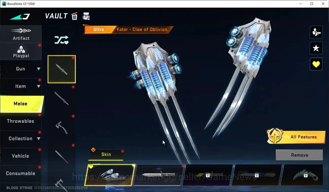 Blood Strike Accounts ASIA|ETERNAL DeAgle+MELEE Katar,Collab 7DS Karl98, image 10