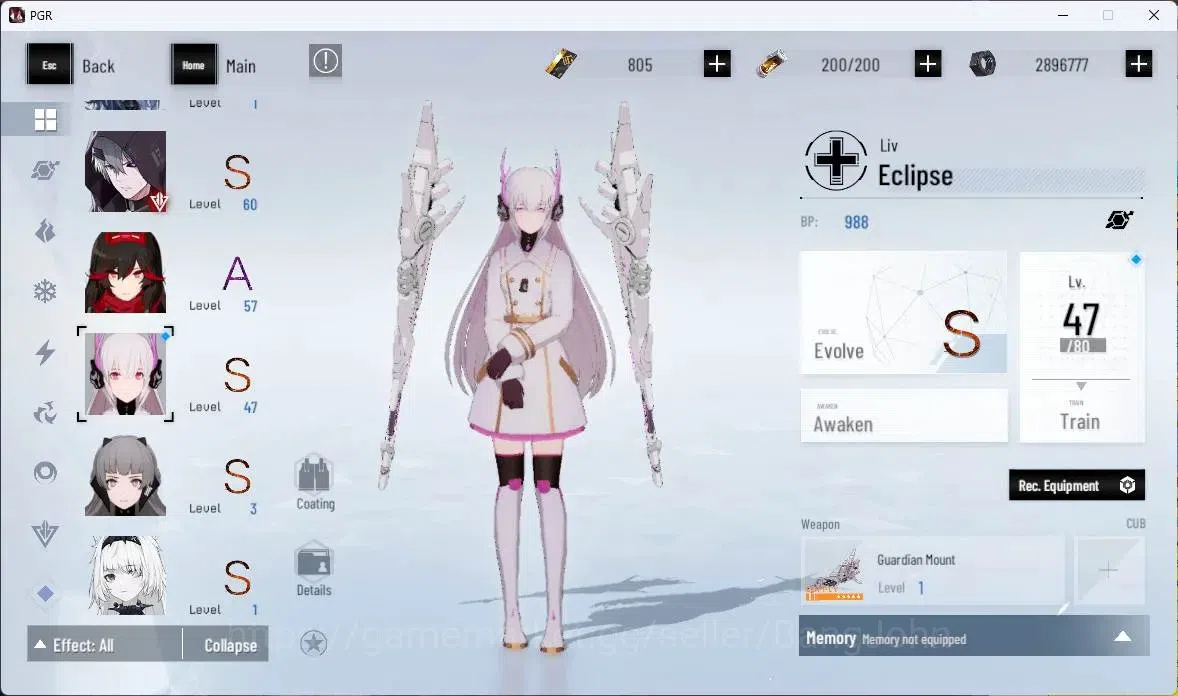 Punishing: Gray Raven Accounts ASIA | Lv71|[S Lucia CW+Sign,S Daemonissa+Sign,S L image 10