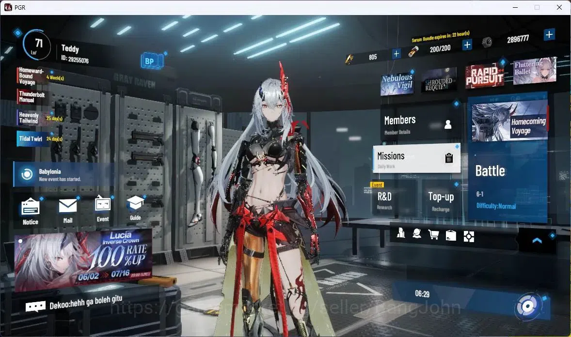 Punishing: Gray Raven Accounts ASIA | Lv71|[S Lucia CW+Sign,S Daemonissa+Sign,S L image 2