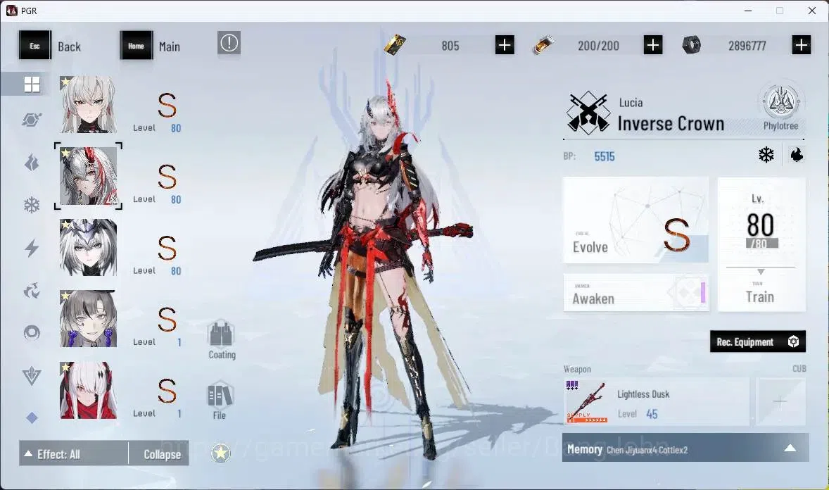 Punishing: Gray Raven Accounts ASIA | Lv71|[S Lucia CW+Sign,S Daemonissa+Sign,S L image 4