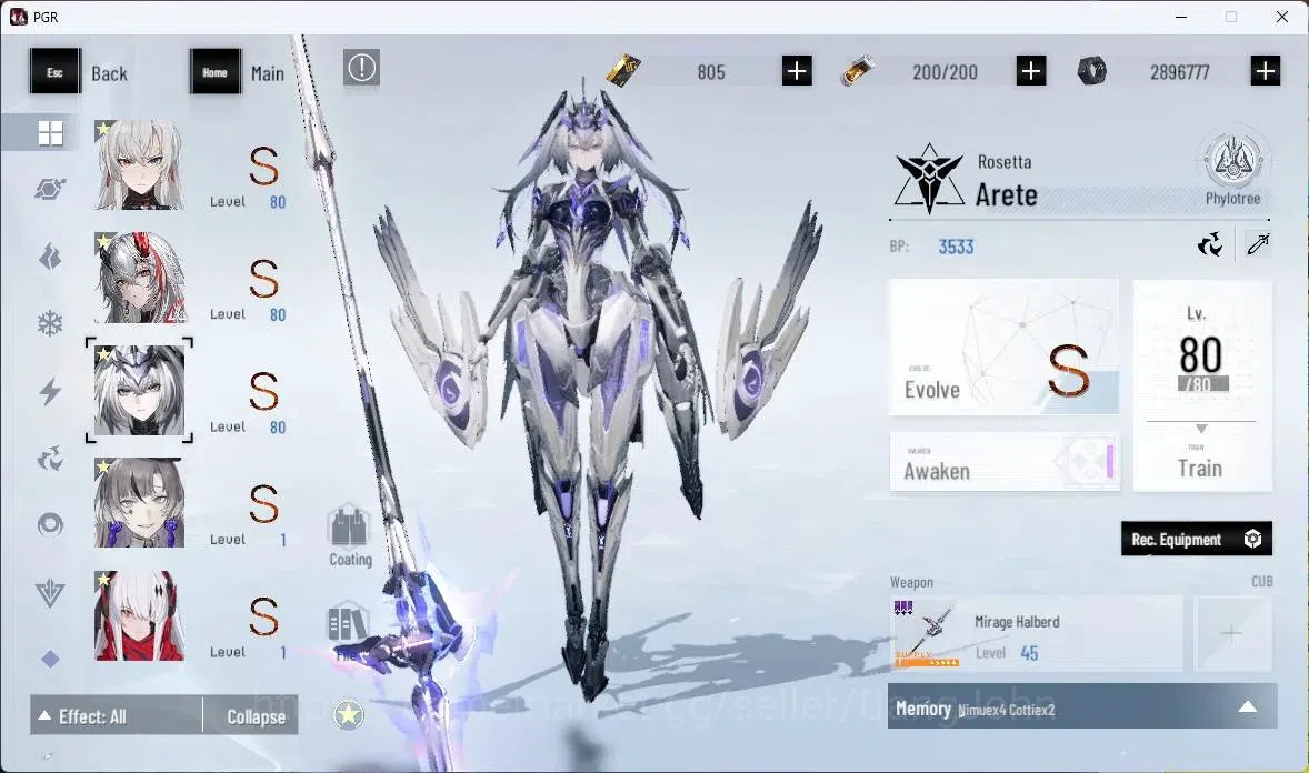 Punishing: Gray Raven Accounts ASIA | Lv71|[S Lucia CW+Sign,S Daemonissa+Sign,S L image 5