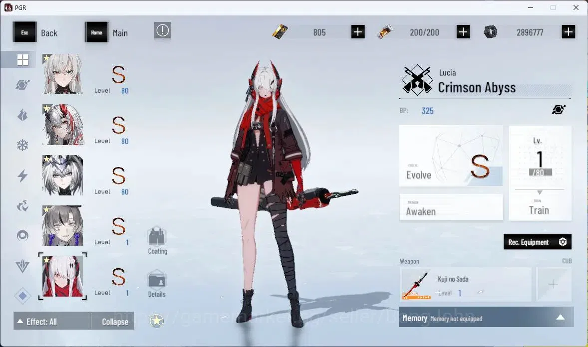 Punishing: Gray Raven Accounts ASIA | Lv71|[S Lucia CW+Sign,S Daemonissa+Sign,S L image 7