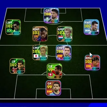 eFootball Accounts Legends & Iconic Players Android|Big Time Rivaldo|Epic Nakata Hidetoshi,Dennis
