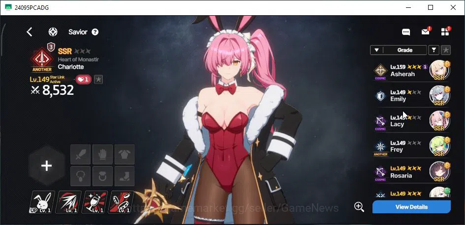 StarSavior Accounts GLOBAL|Lv 65|29 SSR[(Asherah Waltz,Rosaria)+Max LB image 5