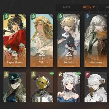 Reverse: 1999 Accounts Midgame GLOBAL|Lv 39|11 (*6 Crew) 3 Limited|Ezio Auditore P4,Paper Heron P2 + Psy,Rhiannon|Vila