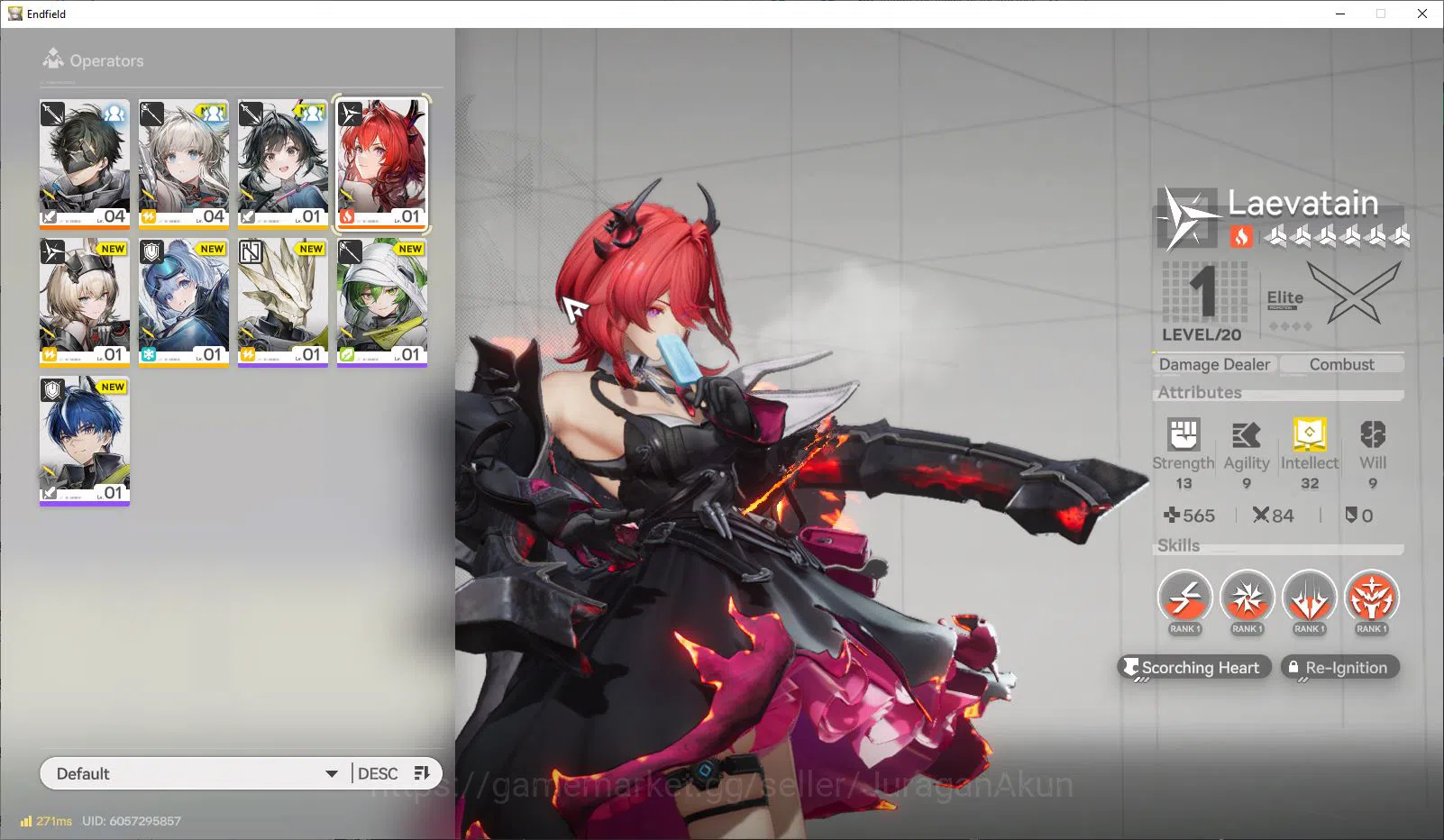 NA/EU LVL 2 |Fresh Starter Laevatain 4 SR + 20 BHHP + 1x NWHHP + 2200 Oroberyl|Male MC|Log Gryplink|Take Mail|CheckSS(END1031) Arknights: Endfield Accounts NA/EU LVL 2 |Fresh Starter Laevatain 4 SR + 20 BHH image 1
