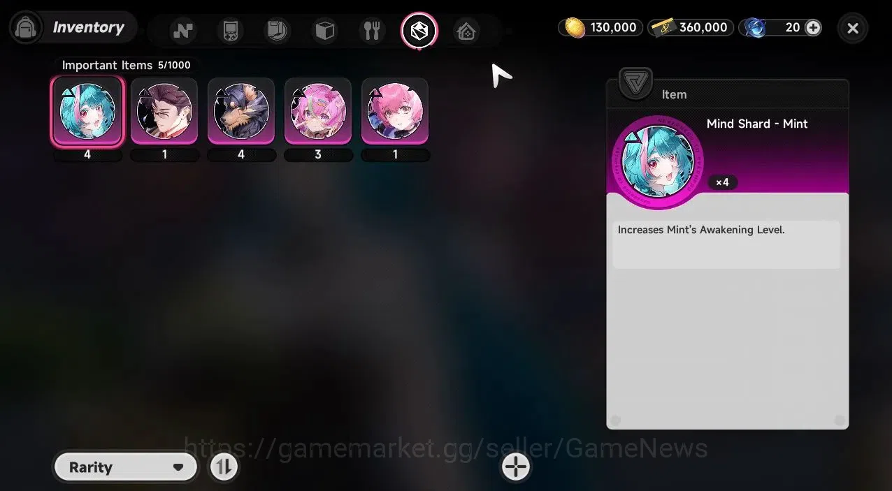 Neverness to Everness Accounts Global NA |HL 3| 4 SSR [Hotori,Hathor,Fadia,Sakiri] +1 S-Class Char Box |6 SR|Orchid 12