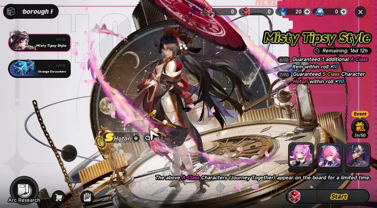 Neverness to Everness Accounts Global NA |HL 3| 4 SSR [Hotori,Hathor,Fadia,Sakiri] +1 S-Class Char Box |6 SR|Orchid 7