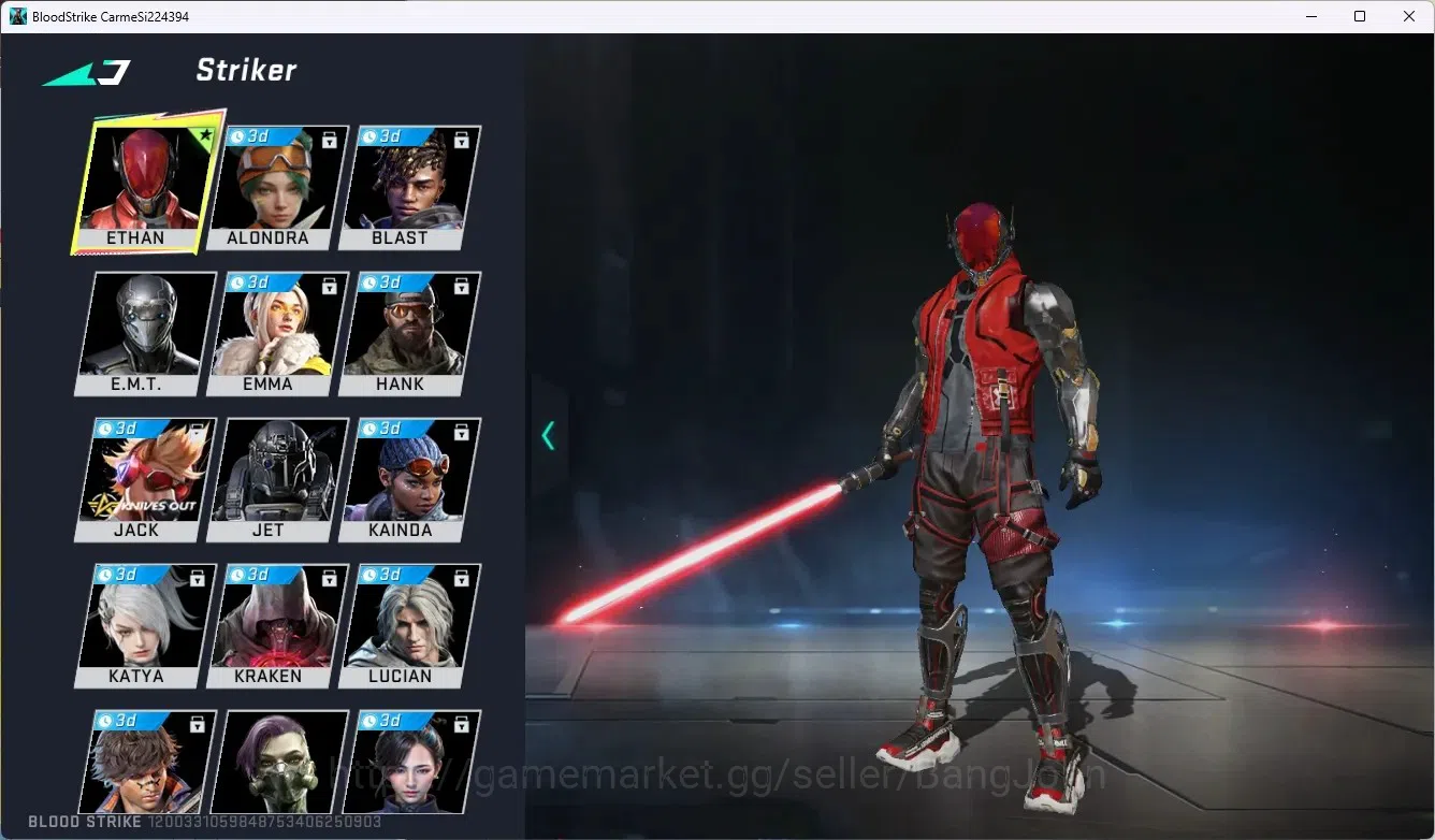 Blood Strike Accounts ASIA | 1 Ultra Melee: Lightblade - Dark Force | 3  image 8
