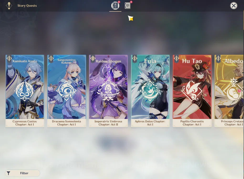 Genshin Impact Accounts ASIA|AR51|7Limited+1(*5Weapon)|Kazuha,Wanderer,Xia image 5