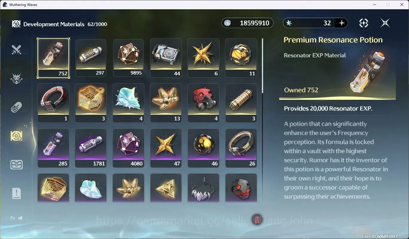 Wuthering Waves Accounts EU|UL 49|Rank 5|2 Char Limited [Lucy RC5,Lucilla]+ image 14