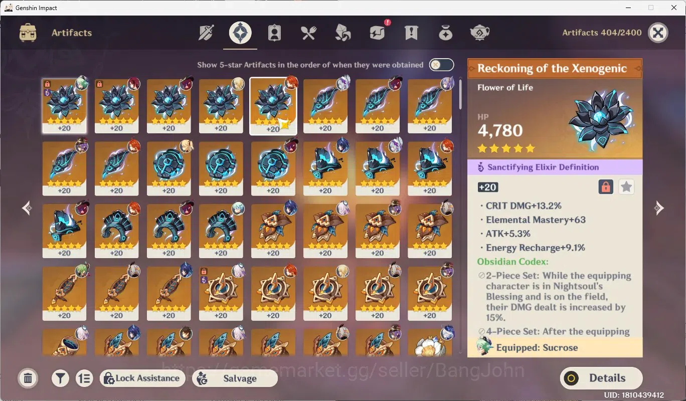 Genshin Impact Accounts ASIA|AR 57|5 limit (Mavuika,Furina,Zhongli,Chasca, image 4