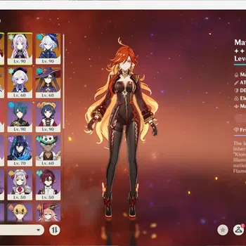 Genshin Impact Mid Game ASIA|AR 57|5 limit (Mavuika,Furina,Zhongli,Chasca, image 1