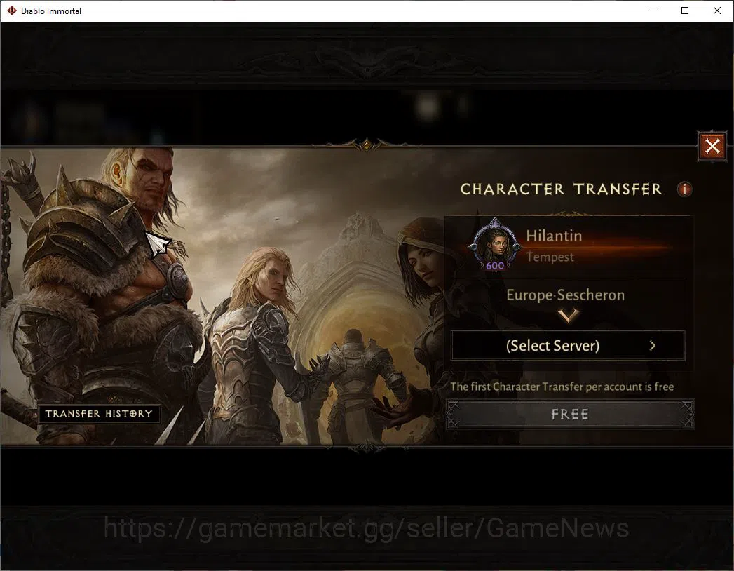 Diablo Immortal Accounts EU-Sescheron|CS ON|Lv60(600)|Tempest|CR 34k|Reso 3 image 2