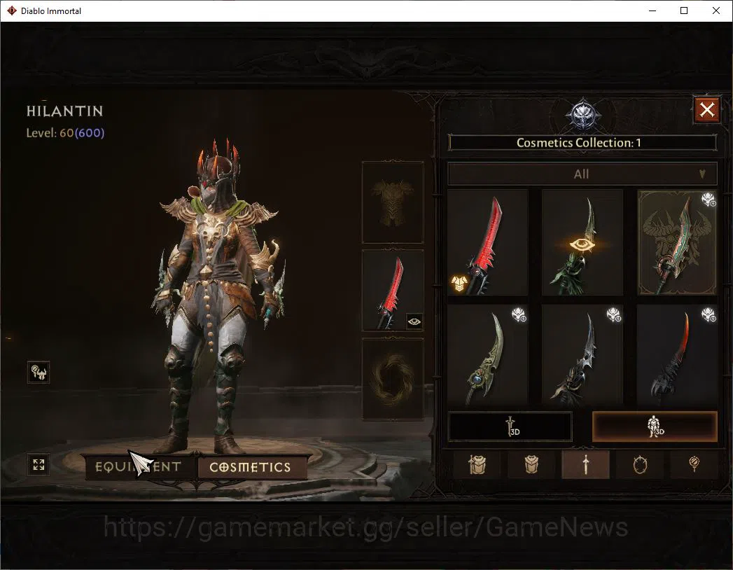 Diablo Immortal Accounts EU-Sescheron|CS ON|Lv60(600)|Tempest|CR 34k|Reso 3 image 9